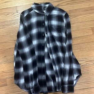 Black and white flannel